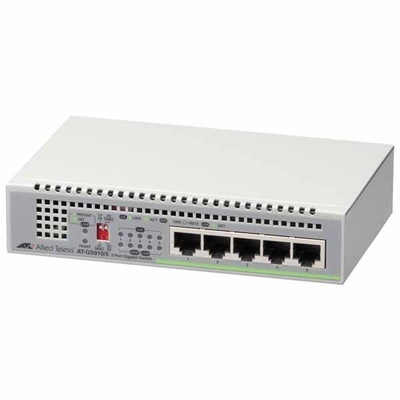 アライドテレシス AT-GS910/5 (RoHS)  レイヤー2スイッチ｜AT-GS910/5 R|ハブ/スイッチングハブ|ネットワーク