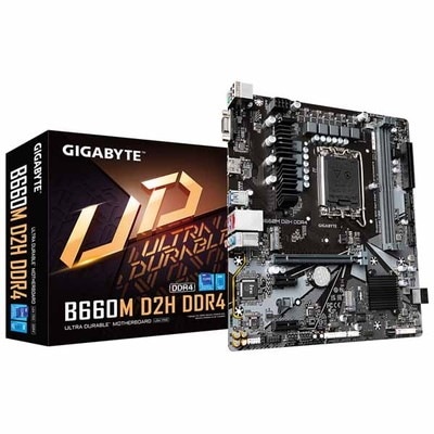 GIGABYTE B660M D2H DDR4 Rev.1.x Intel B660 Micro-ATXマザーボード|LGA1700(Intel)|マザーボード