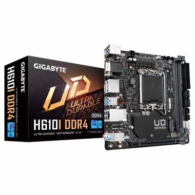 GIGABYTE H610I DDR4 Rev.1.x Intel H610 Mini-ITX マザーボード|LGA1700(Intel)|マザーボード