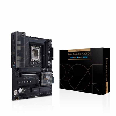 ASUS ProArt B660-CREATOR D4 クリエイター向けインテルB660 LGA1700 ATXマザーボード|LGA1700(Intel)|マザーボード