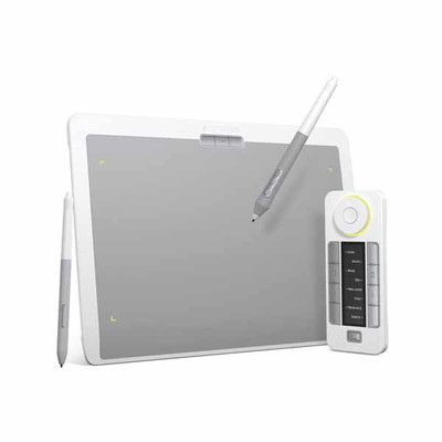 Xencelabs ペンタブレット Medium バンドル SE - Special Edition ネビュラ・ホワイト｜XMCTBMJPKR-SE|ペンタブレット|ペンタブレット