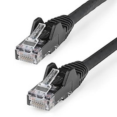 StarTech カテゴリー6 LANケーブル-15m/ブラック/LSZH(低煙ゼロハロゲン)対応/650MHz 10GbE/｜N6LPATCH15MBK|ネットワーク系|ケーブル/コネクタ/変換・延