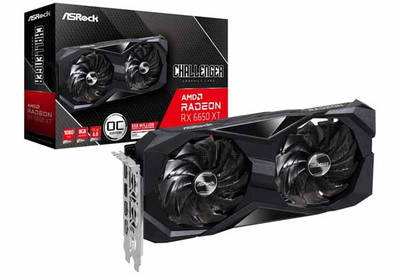 ASRock RX6650XT Challenger D 8G OC グラフィックボード｜RX6650XT CLD 8GO|AMD|ビデオカード
