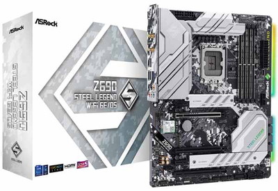 ASRock Z690 Steel Legend WiFi 6E/D5 ATXマザーボード|LGA1700(Intel)|マザーボード