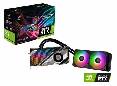 ASUS NVIDIA GeForce RTX 3090 Ti 24GB GDDR6X ゲーミンググラフィックボード｜ROG-STRIX-LC-RTX3090TI-O24G-GAMING|NVIDIA