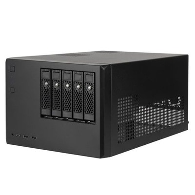 SILVERSTONE CS351 5ベイSAS-12G / SATA-6G ホットスワップ対応高性能NASケース｜SST-CS351|3.5インチSATA用 ハードディスク ケース|NAS｜ハードデ