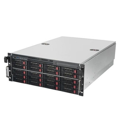 SILVERSTONE 4U用 20ベイ ラックマウント 2.5 /3.5 /HDD/SSD サーバーケース｜SST-RM43-320-RS|3.5インチSATA用 ハードディスク ケース|NAS｜ハ