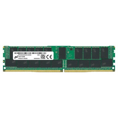 Micron 16GB(16GBx1) DDR4 3200MHz (PC4-25600) CL22 RDIMM 2Rx8 3200｜MTA18ASF2G72PDZ-3G2J3|デスクトップ用メモリ(D