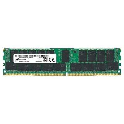 Micron 16GB(16GBx1) DDR4 2933MHz (PC4-23466) CL21 RDIMM 2Rx8｜MTA18ASF2G72PDZ-2G9J3|デスクトップ用メモリ(DIMM)|