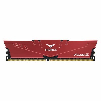 Team T-FORCE Vulcan Z 16GB(8GBx2) DDR4-3600(PC4-28800) CL18 1.35V レッド｜TLZRD416G3600HC18JDC01|デスクトップ用