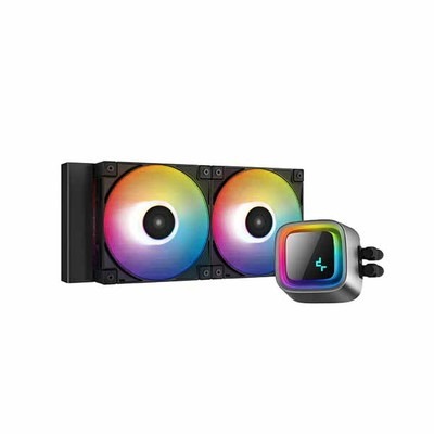 Deepcool LS520 冷却性能と静音性に優れた水冷一体型CPUクーラー 120mm×2｜R-LS520-BKAMNT-G-1|CPUクーラー|クーラー/ヒートシンク/冷却/ファン/水冷