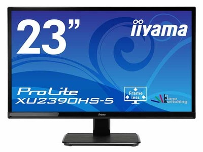 iiyama 23型ワイド液晶ディスプレイ ProLite XU2390HS-5 (AH-IPSパネル/フルHD) マーベルブラック｜XU2390HS-B5|22〜24インチ液晶モニタ|液晶モニタ