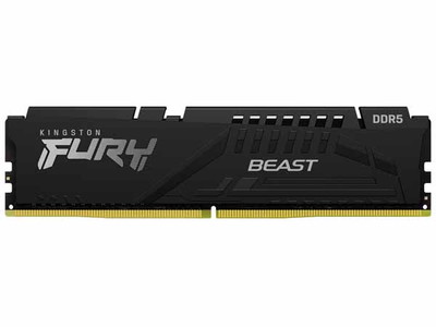Kingston 16GB(16GBx1) DDR5 6000MHz(PC5-48000) CL40 DIMM FURY Beast Black｜KF560C40BB-16|デスクトップ用メモリ(DI