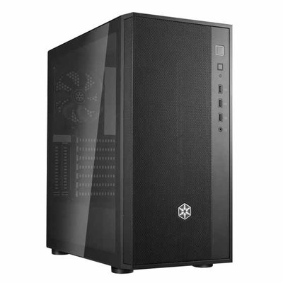 SILVERSTONE FARA R1 V2 スタイリッシュで個性的な強化ガラス装備のミッドタワーATXケース｜SST-FAR1B-G-V2|ATX|PCケース