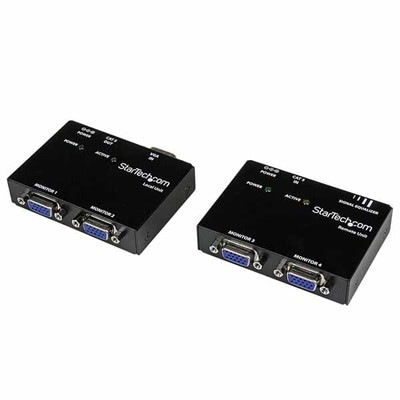 StarTech Cat5対応 VGA/アナログRGB ビデオディスプレイ エクステンダー 送信機/受信機セットモデル｜ST121UTP|VGA/DVI/HDMI エクステンダー・分配機|KVM・エク