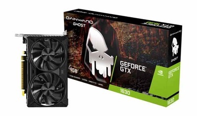 GAINWARD GTX1630 GHOST 4GB GDDR6 64bit 2-DP HDMI グラフィックボード｜NE6163001BG6-1175B|NVIDIA|ビデオカード
