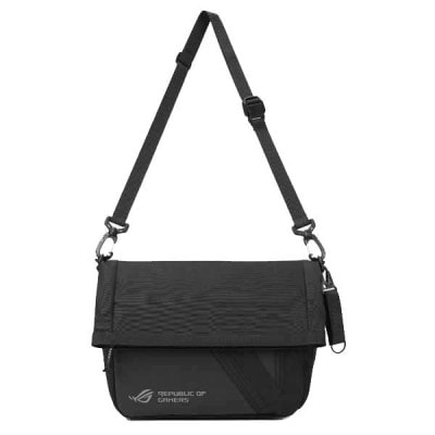 ASUS ROG Archer Messenger 14/ショルダーバッグ 容量約14L ブラック｜ROG_ARCHER_BC2000|スリーブケース/ノートパソコン用ケース|バッグ/スリーブケース