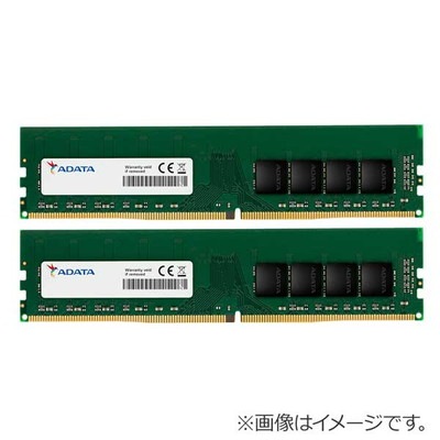 ADATA Premier 32GB(16GBx2) DDR4 3200MHz(PC4-25600) U-DIMM DUAL TRAY｜AD4U320016G22-DTGN|デスクトップ用メモリ(DI