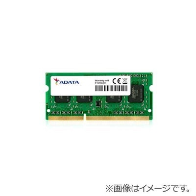 ADATA Premier 4GB(4GBx1) DDR3L 1600MHz(PC3L-12800) SO-DIMM SINGLE TRAY｜ADDS1600W4G11-S|ノート用メモリ(SODIM