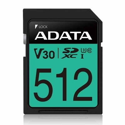 ADATA Premier Pro SDXCメモリーカード 512GB C10 V30｜ASDX512GUI3V30S-R|SDカード | microSDカード|フラッシュメモリ