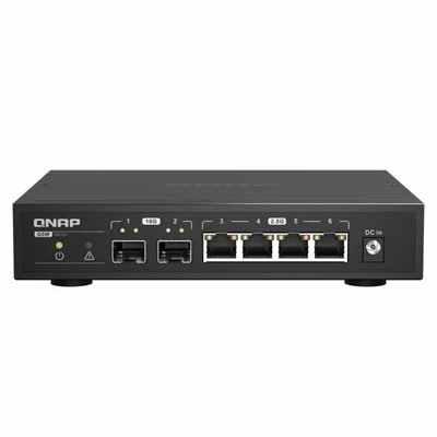 QNAP QSW-2104-2S 10GbEおよび2.5GbE接続性能を備えたプラグ・アンド・プレイスイッチ|ハブ/スイッチングハブ|ネットワーク