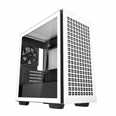 Deepcool CH370 WH 洗練された小型な MicroATXケース ホワイト｜R-CH370-WHNAM1-G-1|Micro-ATX|PCケース