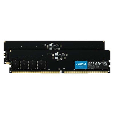 Crucial 32GB(16GBx2) DDR5-5200MHz(PC5-41600) UDIMM CL42 (16Gbit)｜CT2K16G52C42U5|デスクトップ用メモリ(DIMM)|メモリ