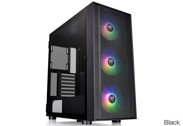 通販pc4u アウトレット特価 新品 Thermaltake H570 Tg Argb Black ミドルタワー型pcケース ブラック Ca 1t9 00m1wn 01