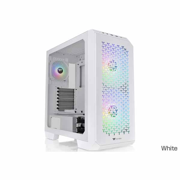 通販pc4u アウトレット特価 新品 Thermaltake View 300 Mx Snow White 0mm径argbファン装備 ミドルタワー型pcケース ホワイト Ca 1p6 00m6wn 00