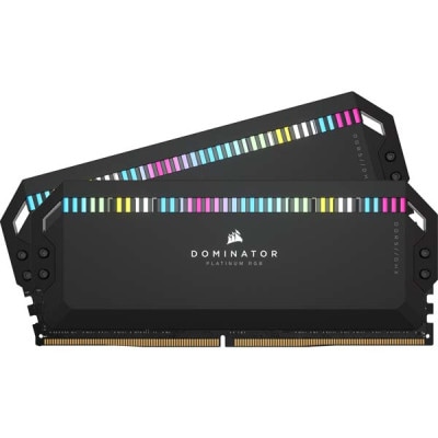 Corsair DOMINATOR PLATINUM RGB 64GB(32GBx2) DDR5 6000MHz(PC5-48000) UDIMM 40-40-40-77 XMP 3.0 1.35V 