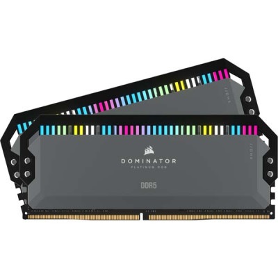 Corsair DOMINATOR PLATINUM RGB 64GB(32GBx2) DDR5 6000MHz(PC5-48000) UDIMM 40-40-40-77 AMD EXPO 1.35V