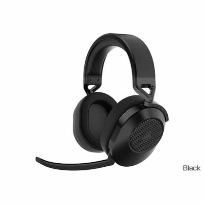 Corsair HS65 Wireless Carbon SoundIDカスタマイズに対応 ワイヤレスゲーミングヘッドセット ブラック｜CA-9011285-AP|ヘッドセット|オーディオ/スピーカー