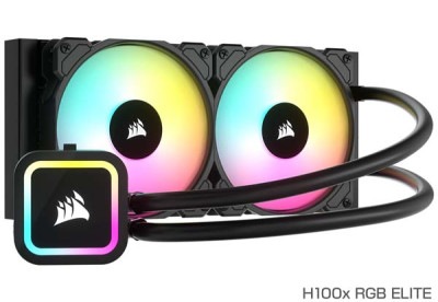Corsair H100x RGB ELT 水冷一体型CPUクーラー｜CW-9060065-WW|CPUクーラー|クーラー/ヒートシンク/冷却/ファン/水冷