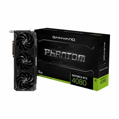 【アウトレット特価・新品】GAINWARD RTX4080 PHANTOM 16GB GDDR6X 256bit 3-DP HDMI グラフィックカード｜NED4080019T2-1030P-G|NV