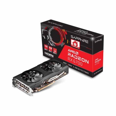【アウトレット特価・新品】Sapphire RADEON RX 6700 GAMING OC 10GB GDDR6 HDMI / TRIPLE DP オーバークロック仕様のグラフィックボード｜SAP-