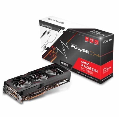 【アウトレット特価・新品】Sapphire PULSE Radeon RX 6800 OC 16G GDDR6 グラフィックボード｜SAP-PULSERX680016GB/11305-02-20G|A