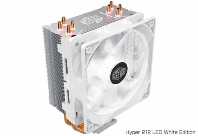 【アウトレット特価・新品】Cooler Master Hyper 212 LED White Edition サイドフロー型CPUクーラー｜RR-212L-16PW-R1|CPUクーラー|クーラー/ヒ