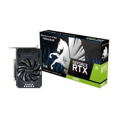 【アウトレット特価・新品】GAINWARD GeForceRTX3060 PEGASUS 8GB GDDR6 128bit 3-DP HDMI グラフィックスカード｜NE63060019P1-190A