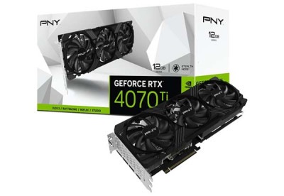 【アウトレット特価・新品】PNY GeForce RTX4070 Ti 12GB VERTO LED 3FAN グラフィックボード｜VCG4070T12TFXPB1|NVIDIA|ビデオカード