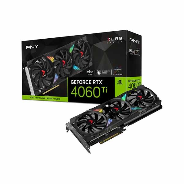 新商品】PNY GeForce RTX 4060 Ti 8GB XLR8 Gaming VERTO EPIC-X ARGB 
