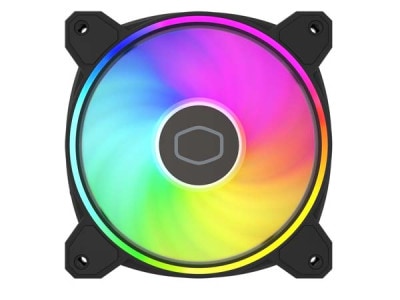 Cooler Master MasterFan MF120 Halo2 RGB LED搭載120mmファン ブラック｜MFL-B2DN-21NP2-R2|ケースファン|クーラー/ヒートシンク/冷却/フ