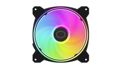 Cooler Master MasterFan MF140 Halo2 RGB LED搭載140mmファン ブラック｜MFL-B4DN-16NP2-R2|ケースファン|クーラー/ヒートシンク/冷却/フ