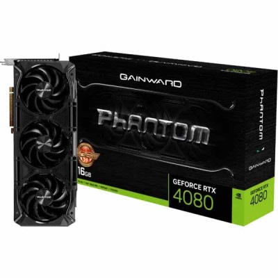 GAINWARD RTX4080 PHANTOM GS 16GB GDDR6X 256bit 3-DP HDMI グラフィックカード｜NED4080S19T2-1030P-G(GS)|NVIDIA|ビ