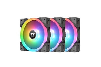 Thermaltake SWAFAN EX12 RGB (3-Fan Pack) 120mmファン ブラック｜CL-F143-PL12SW-A|ケースファン|クーラー/ヒートシンク/冷却/ファン/水冷