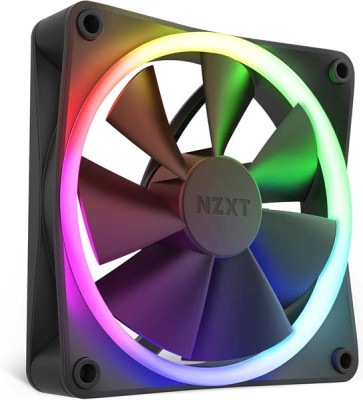 【アウトレット特価・新品】NZXT  F120RGB 120mm RGB Fans Single Black ケースファン マットブラック｜RF-R12SF-B1|ケースファン|クーラー/ヒートシンク