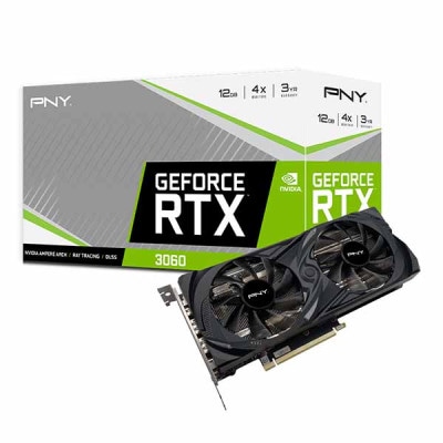 PNY GeForce RTX 3060 12GB UPRISING Dual Fan グラフィックカード｜VCG306012DFMPB|NVIDIA|ビデオカード