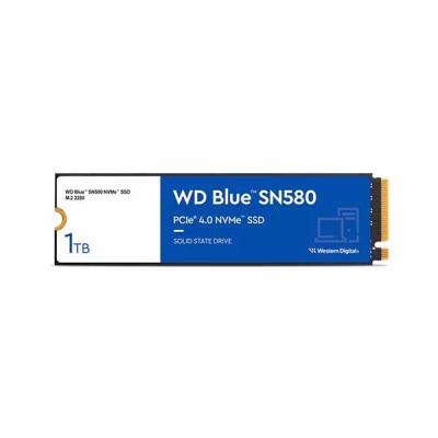 WesternDigital WD Blue SN580 NVMe SSD 容量1TB M.2(2280) 2.38mm｜WDS100T3B0E|M.2|SSD