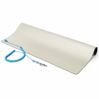 StarTech 静電気除去マット/60cmx120cm/取外し可能アースコード付き/ANSI/ESD S 4.1準拠/サーモプラスチック静電作業マット/卓上除電シート｜LG-ANTI-STATIC-
