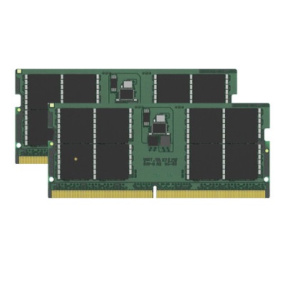 Kingston 64GB(32GBx2) DDR5 5200MT/s (PC5-41600) CL42 Non-ECC Unbuffered SODIMM 2RX8 1.1V 262-pin 16G