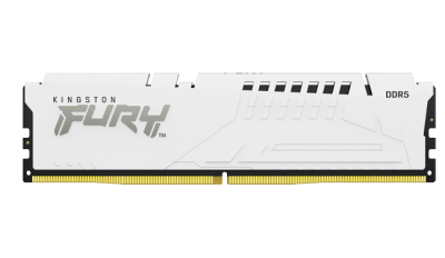 Kingston 32GB(32GBx1) DDR5 6000MHz(PC5-48000) CL40 DIMM FURY Beast White XMP｜KF560C40BW-32|デスクトップ用メモ